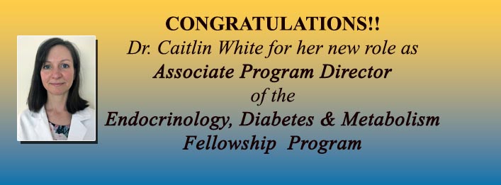 Dr. Caitlin White becomes new Associate Fellowship Program Director